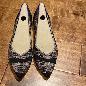 Rothy’s golden shimmer points